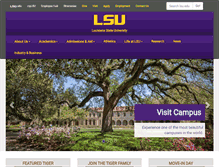 Tablet Screenshot of lsu.edu